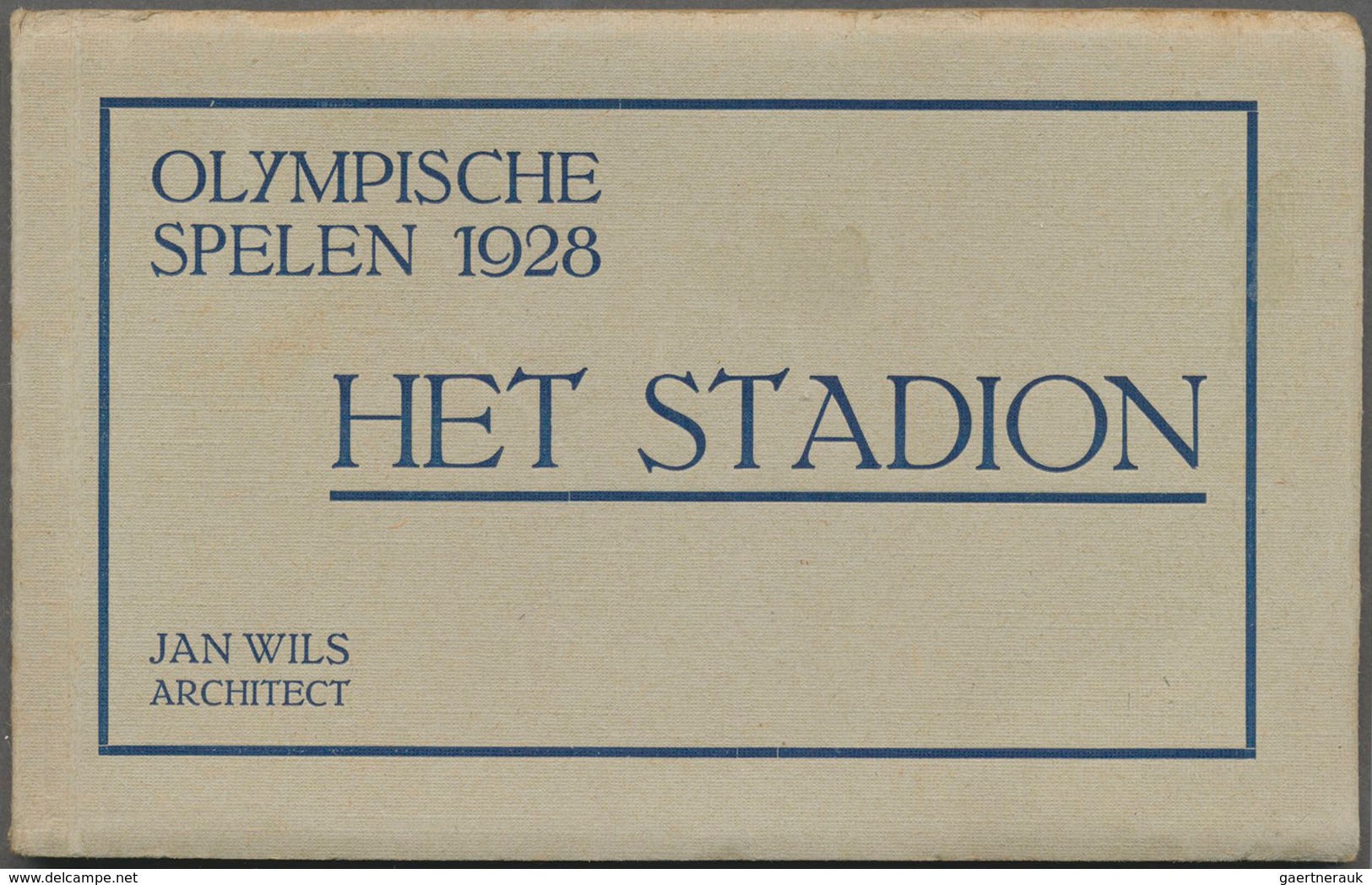 Thematik: Olympische Spiele / Olympic Games: 1928 Niederlande Olympiade-Sonder-Ansichts-Kartenheft K - Autres & Non Classés