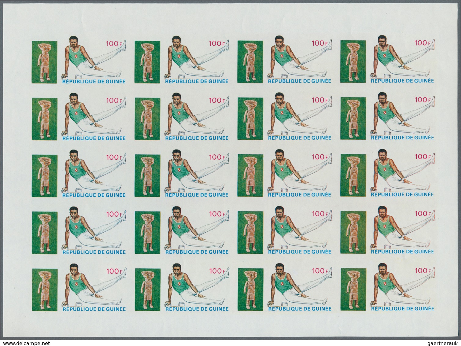 Thematik: Olympische Spiele / Olympic Games: 1969, Guinea. Progressive Proofs Set Of Sheets For The - Otros & Sin Clasificación