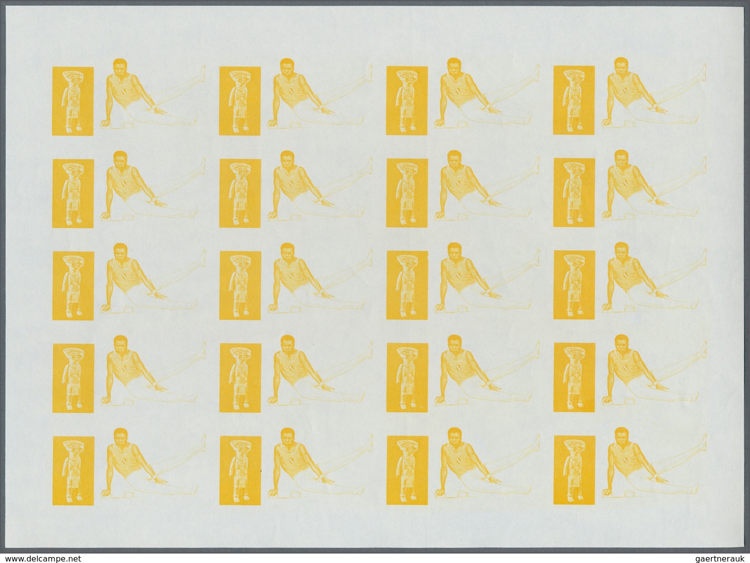 Thematik: Olympische Spiele / Olympic Games: 1969, Guinea. Progressive Proofs Set Of Sheets For The - Otros & Sin Clasificación