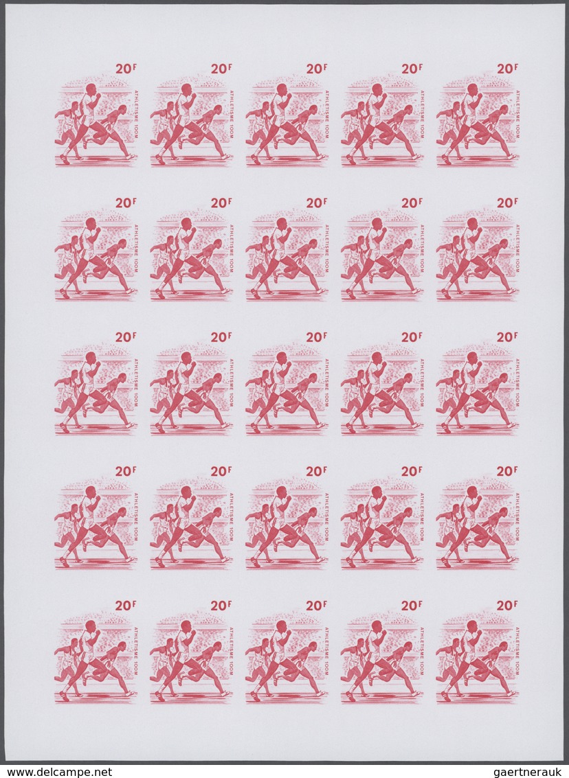Thematik: Olympische Spiele / Olympic Games: 1972, Senegal. Progressive Proofs Set Of Sheets For The - Otros & Sin Clasificación
