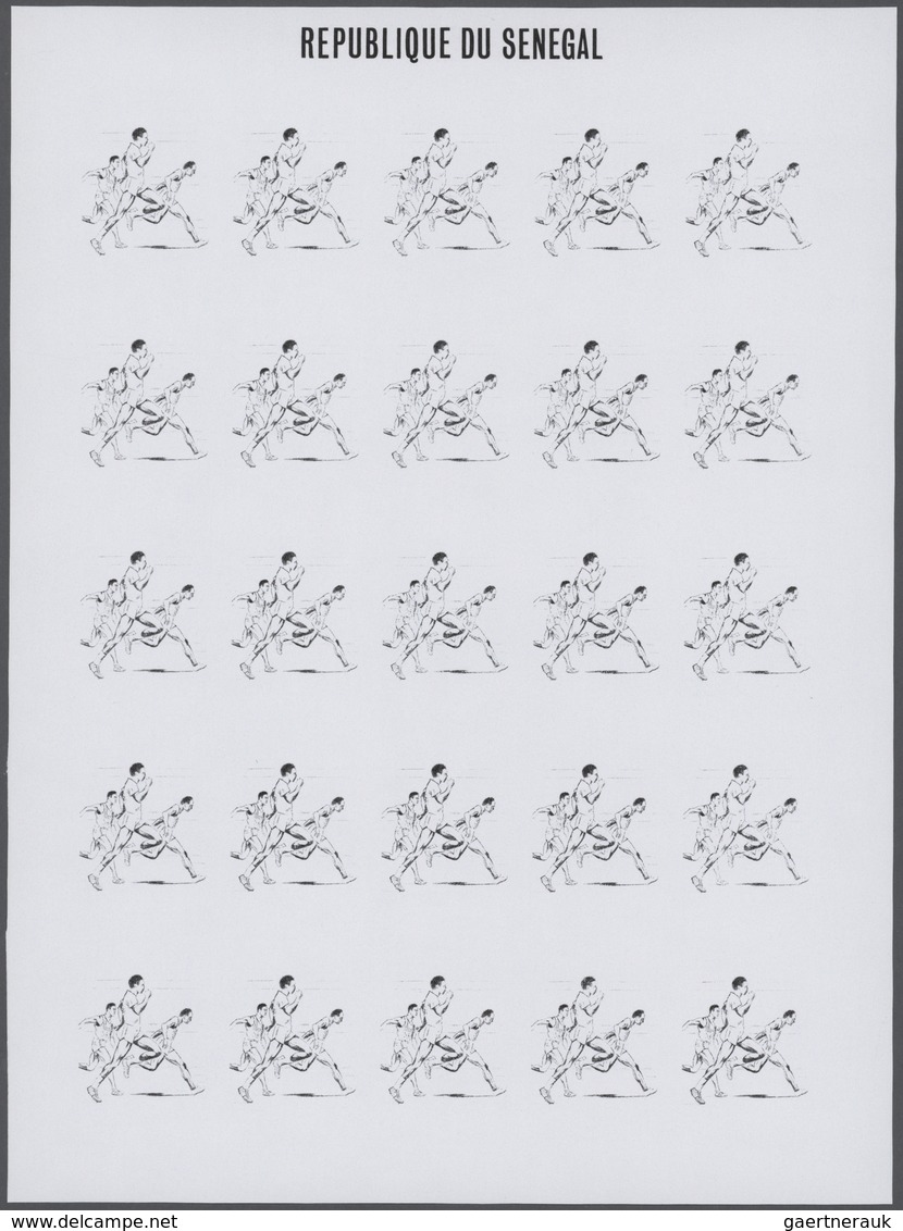 Thematik: Olympische Spiele / Olympic Games: 1972, Senegal. Progressive Proofs Set Of Sheets For The - Otros & Sin Clasificación