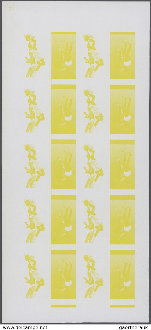 Thematik: Olympische Spiele / olympic games: 1976, Burundi. Progressive proofs set of sheets for the
