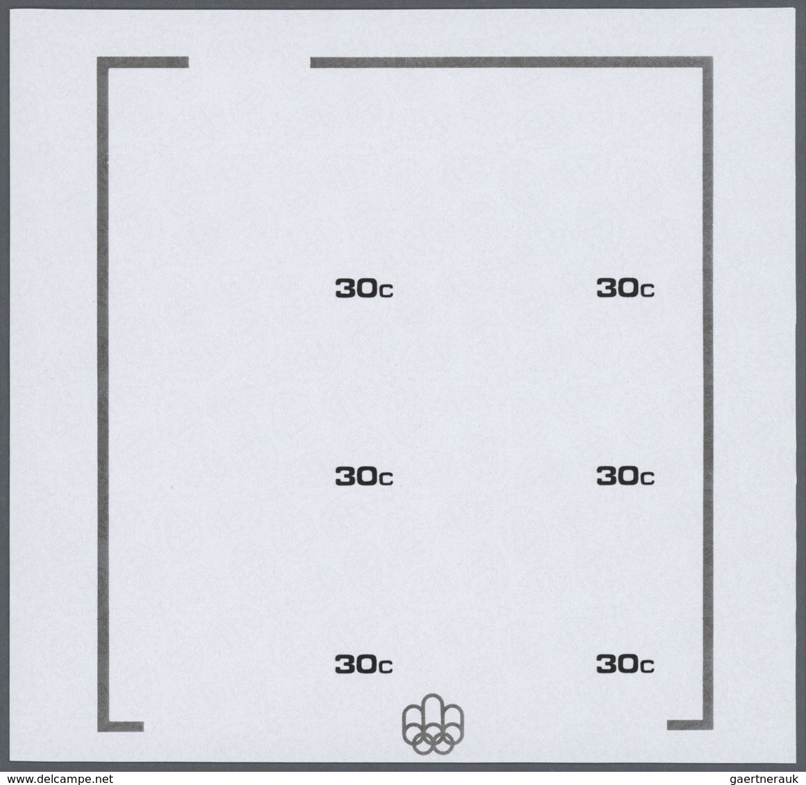 Thematik: Olympische Spiele / olympic games: 1976, Penrhyn. Progressive proofs set of sheets for the