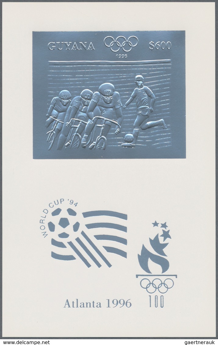 Thematik: Olympische Spiele / Olympic Games: 1993, Guyana. Complete Set Of 6 Time 50 Souvenir Sheets - Otros & Sin Clasificación