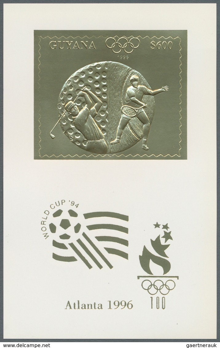 Thematik: Olympische Spiele / Olympic Games: 1993, Guyana. Complete Set Of 6 Time 50 Souvenir Sheets - Otros & Sin Clasificación