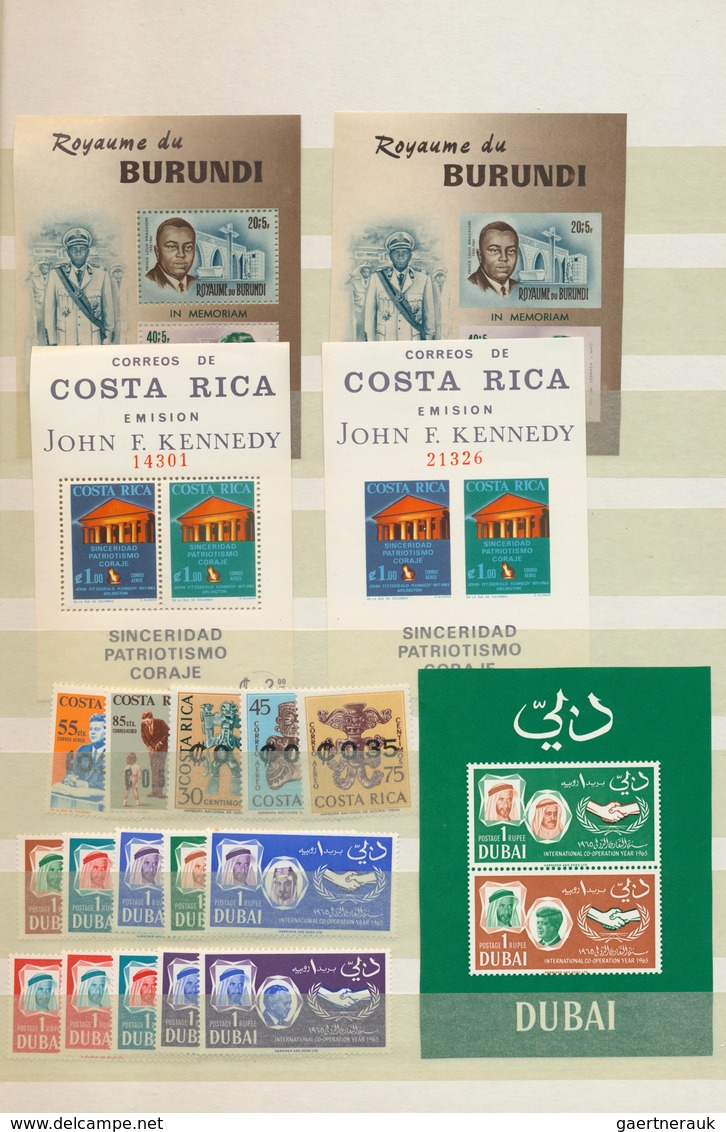 Thematik: Persönlichkeiten - Kennedy / Personalities - Kennedy: 1960s, Kennedy Memorial Issues, U/m - Kennedy (John F.)