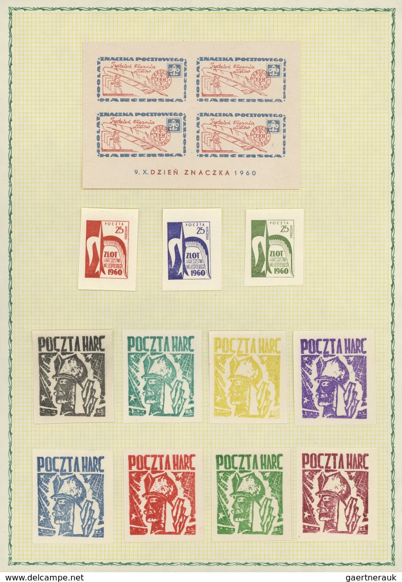 Thematik: Pfadfinder / Boy Scouts: 1930/2012, Poland. Collection Of About 280 Covers, Cards And Docu - Autres & Non Classés