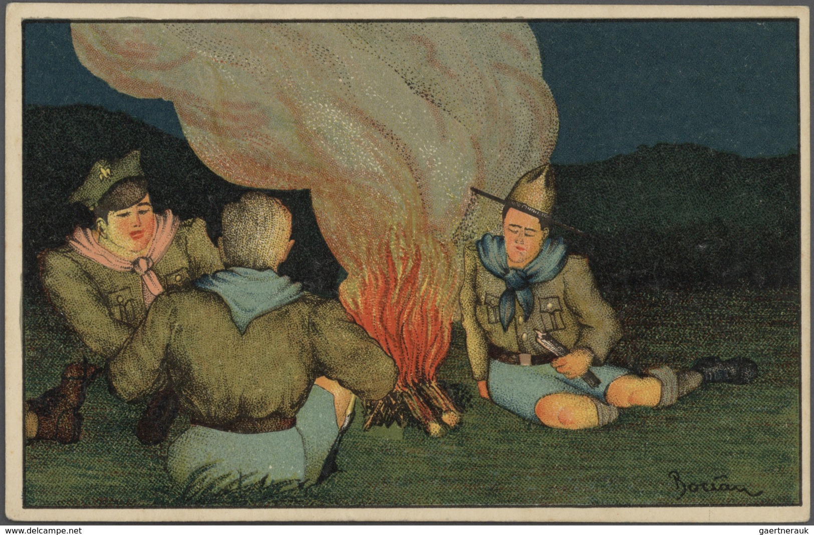 Thematik: Pfadfinder / Boy Scouts: 1930/2012, Poland. Collection Of About 280 Covers, Cards And Docu - Autres & Non Classés