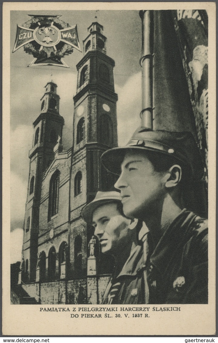 Thematik: Pfadfinder / Boy Scouts: 1930/2012, Poland. Collection Of About 280 Covers, Cards And Docu - Autres & Non Classés