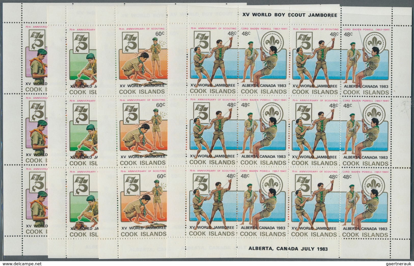 Thematik: Pfadfinder / boy scouts: 1961/1996 (approx), various countries. Accumulation of 71 items s