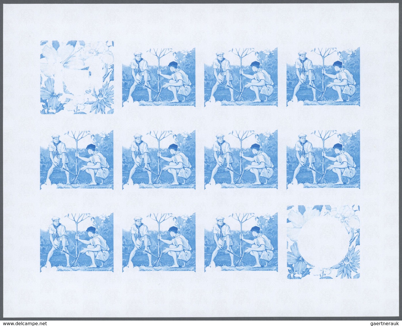 Thematik: Pfadfinder / Boy Scouts: 1969, Cook Islands. Progressive Proofs Set Of Sheets For The Issu - Autres & Non Classés