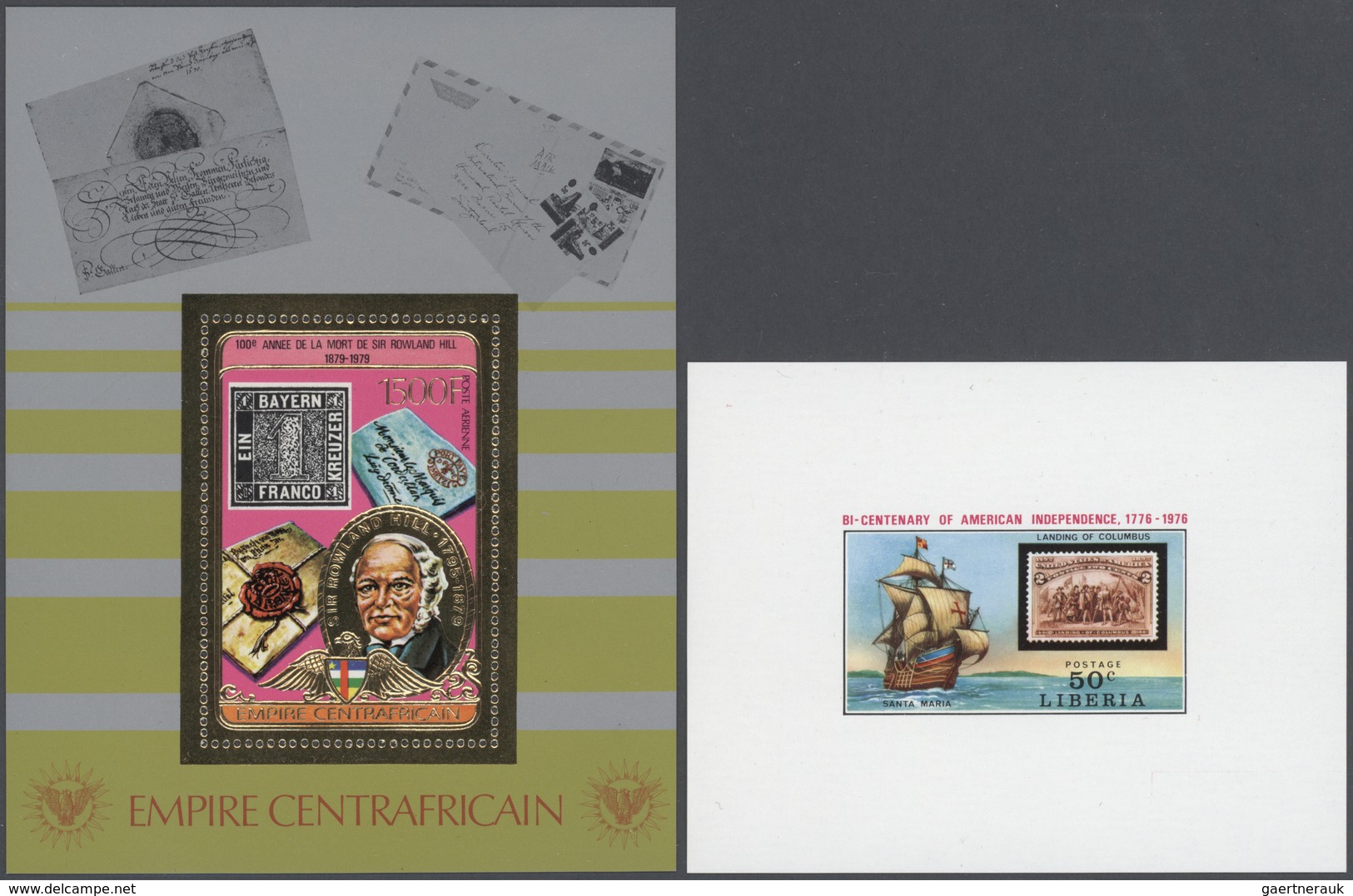 Thematik: Philatelie / Philately: 1970/1990 (ca.), STAMPS ON STAMPS, U/m Collection Of Apprx 730 Sta - Autres & Non Classés