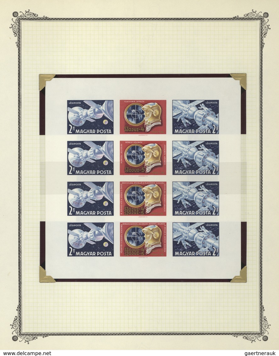 Thematik: Raumfahrt / astronautics: 1940/1970 (ca.), comprehensive and idiosyncratic mint collection