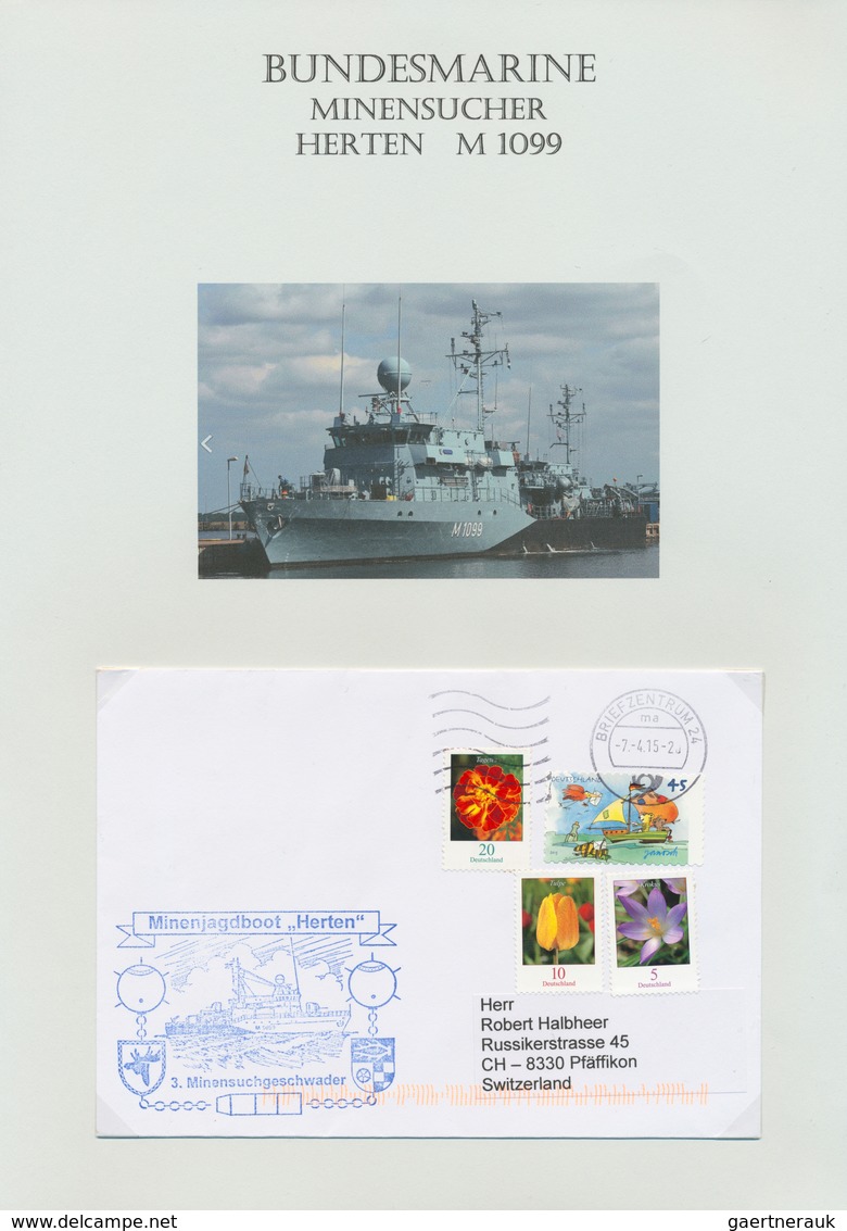 Thematik: Schiffe-Kriegsschiffe / Ships-battle Ships: 1965/2015, BUNDESMARINE, Sammlung Von Ca. 620 - Barcos