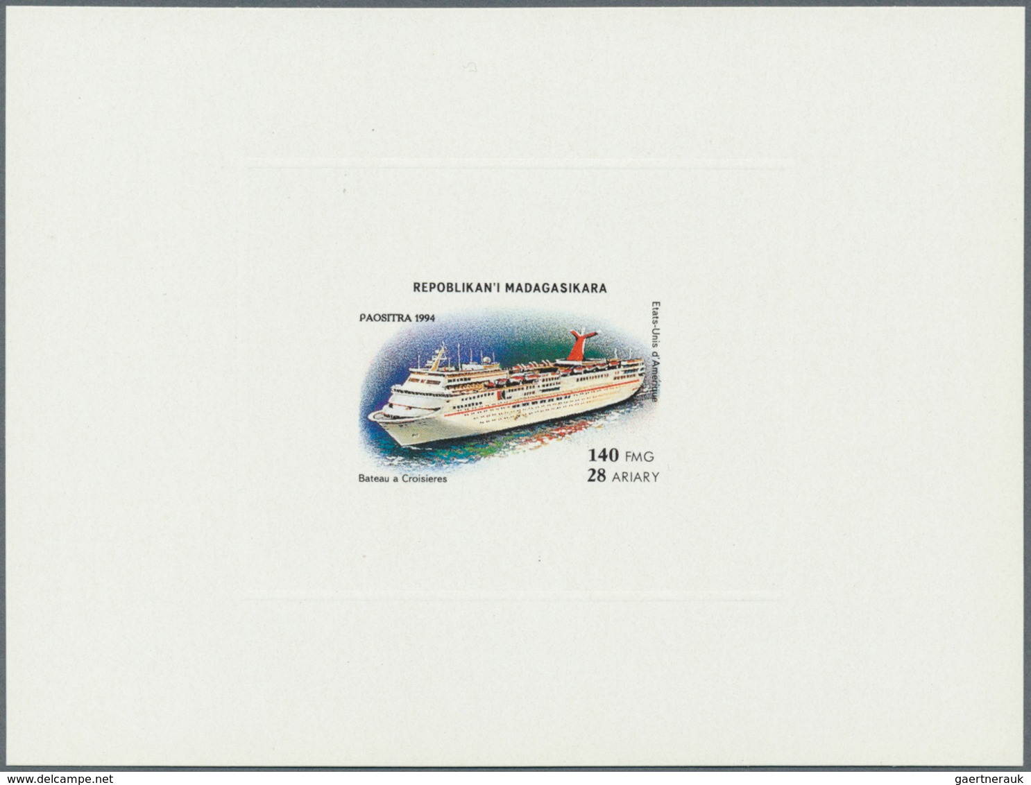 Thematik: Schiffe-Passagierschiffe / Ships-passenger Ships: 1960/2000 (approx), Various Countries. A - Barcos