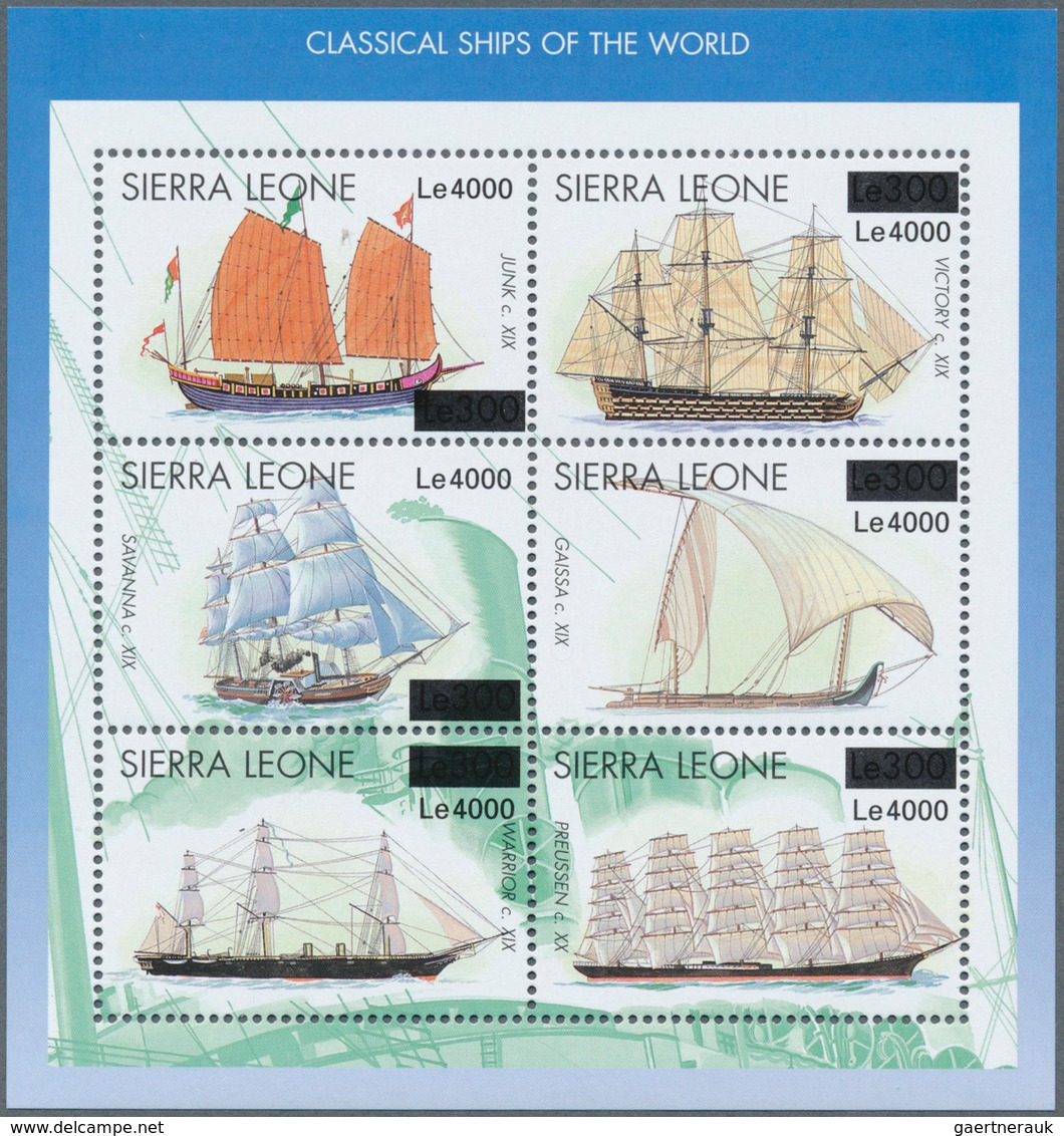 Thematik: Schiffe-Segelschiffe / Ships-sailing Ships: 1960/2000 (approx), Various Countries. Accumul - Barcos