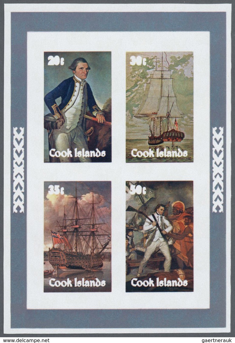 Thematik: Seefahrer, Entdecker / Sailors, Discoverers: 1979, Cook Islands. Progressive Proofs For Th - Explorateurs