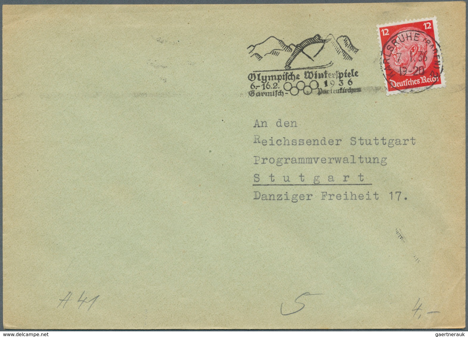 Thematik: Sport / Sport: 1936-1980, Umfangreiche Partie Mit Briefen, Stempel-Belegen Und Ganzsachen, - Autres & Non Classés