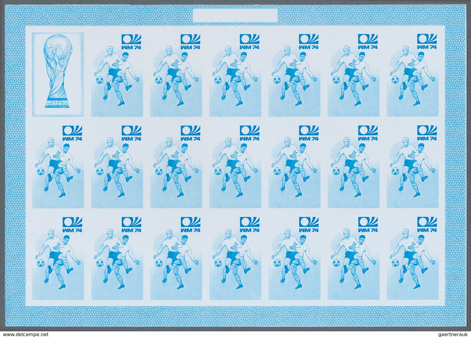 Thematik: Sport-Fußball / Sport-soccer, Football: 1974, Rwanda. Progressive Proofs Set Of Sheets For - Otros & Sin Clasificación