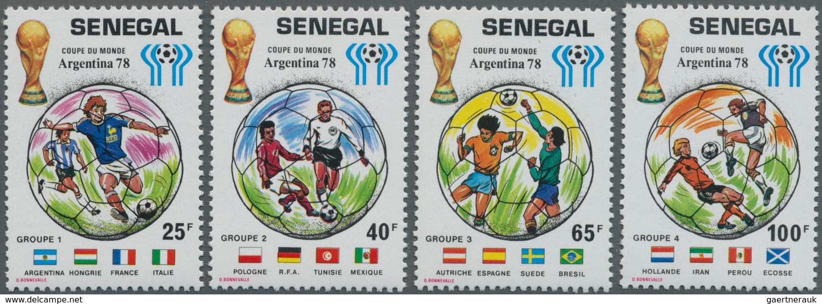 Thematik: Sport-Fußball / Sport-soccer, Football: 1978, SENEGAL: Football World Championship Argenti - Otros & Sin Clasificación