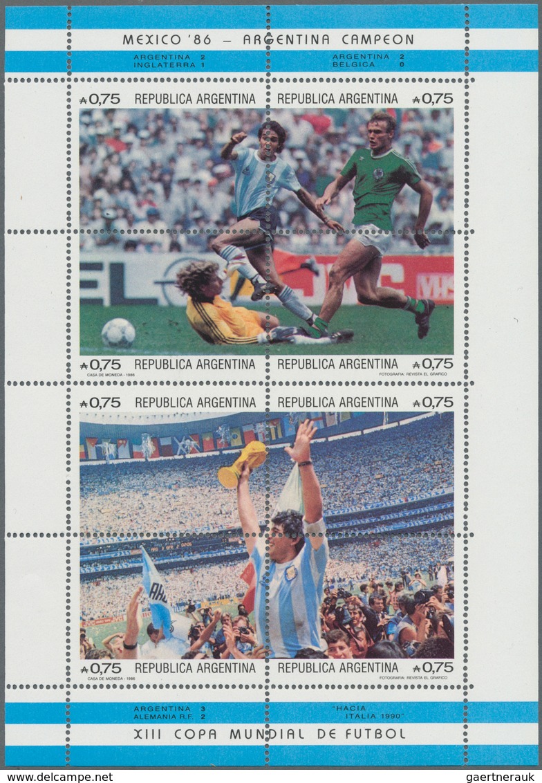 Thematik: Sport-Fußball / Sport-soccer, Football: 1986, ARGENTINA: Winner At Football World Champion - Otros & Sin Clasificación