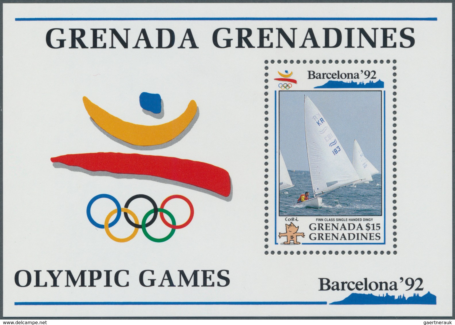 Thematik: Sport-Wassersport-Segeln / Sport-water Sports-sailing: 1992, GRENADA/Grenadines: Summer Ol - Vela