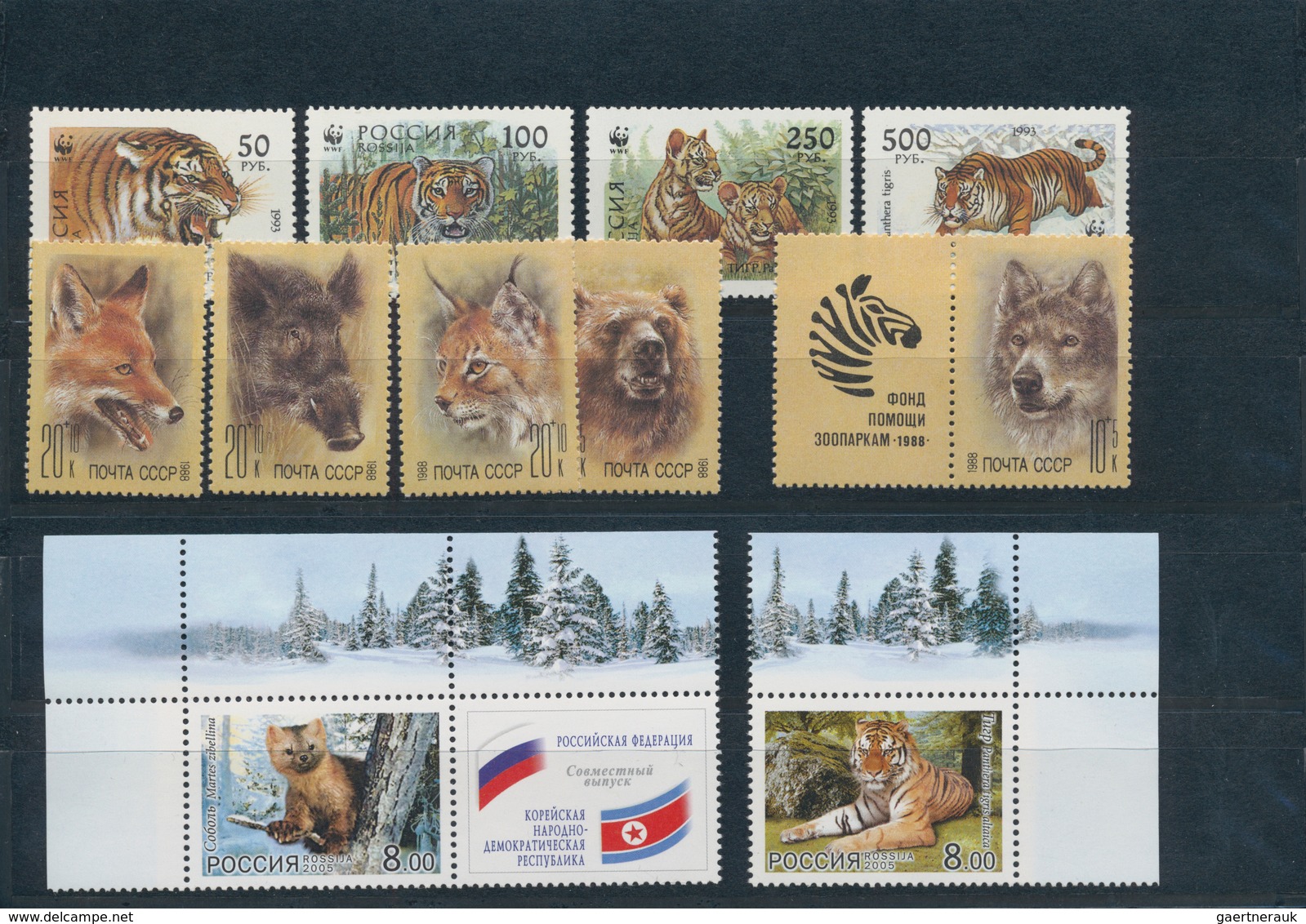 Thematik: Tiere, Fauna / Animals, Fauna: 1940/2005 (ca.), Unmounted Mint Collection/accumulation On - Other & Unclassified