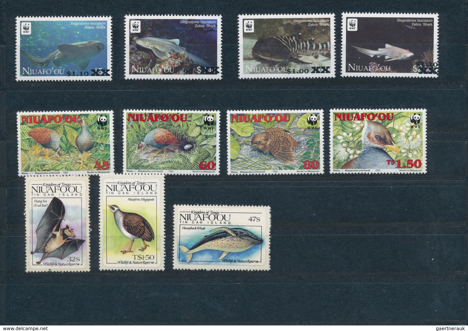 Thematik: Tiere, Fauna / animals, fauna: 1940/2005 (ca.), unmounted mint collection/accumulation on