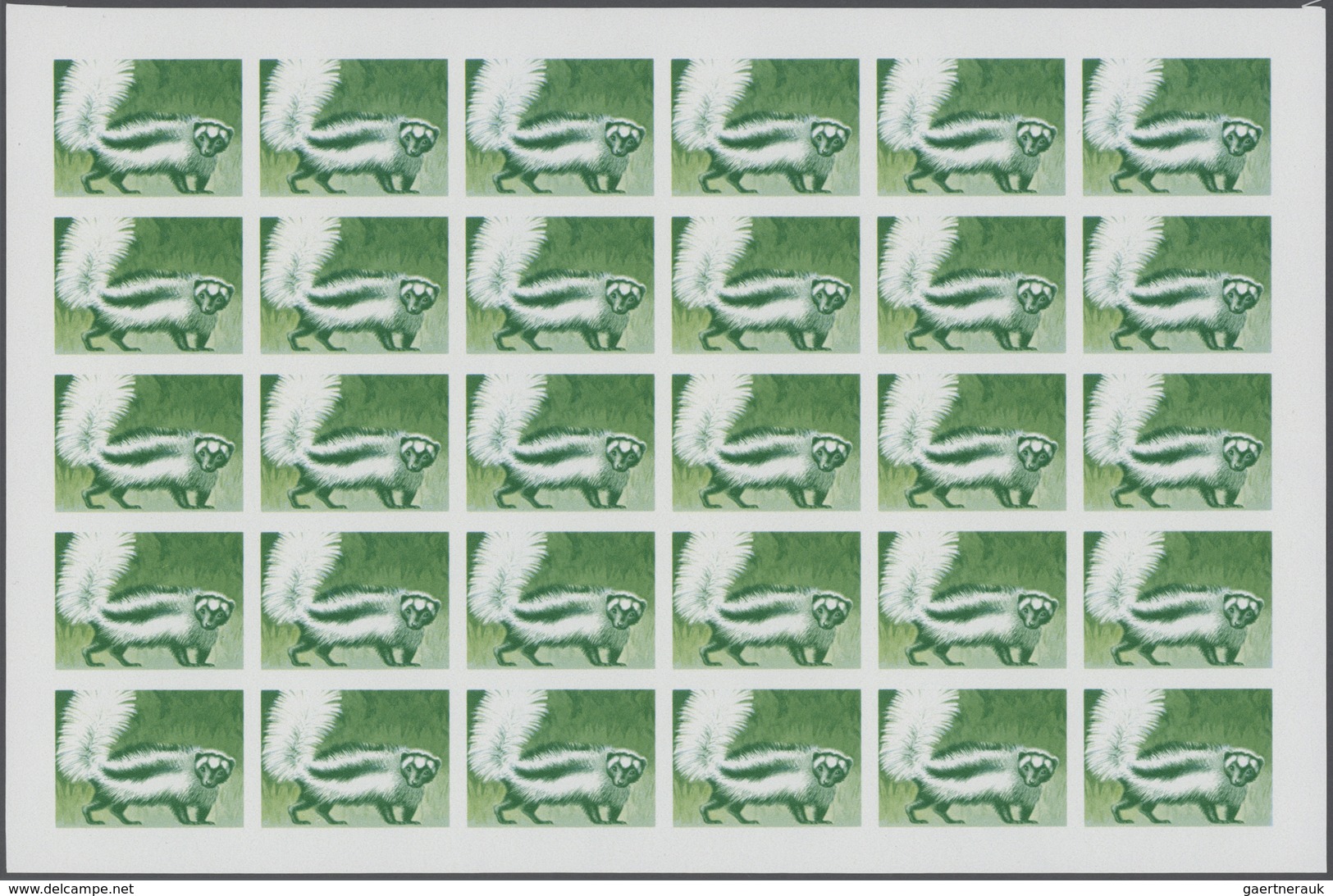 Thematik: Tiere, Fauna / Animals, Fauna: 1981, Rwanda. Progressive Proofs Set Of Sheets For The Comp - Otros & Sin Clasificación