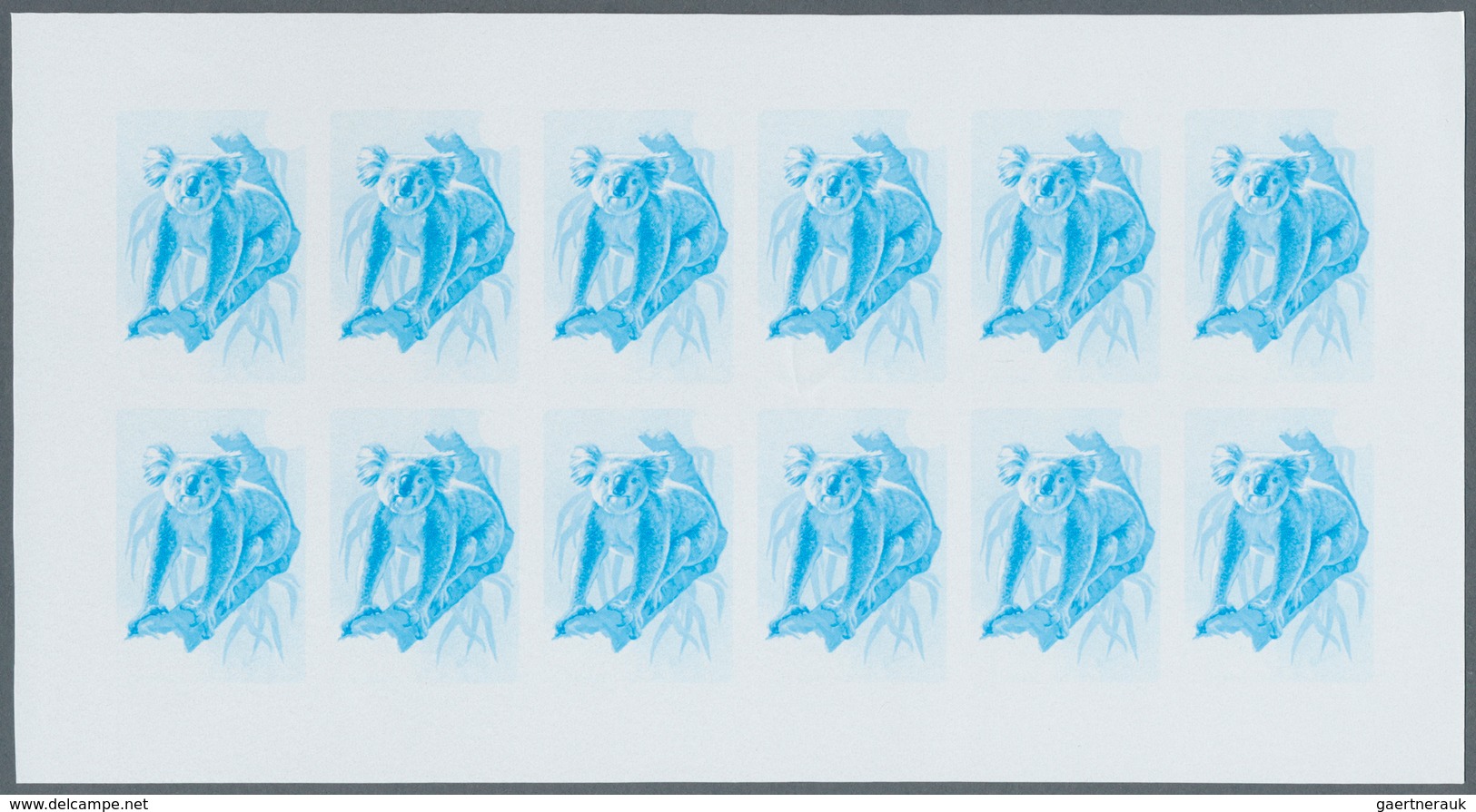 Thematik: Tiere, Fauna / animals, fauna: 1984, Niue. Progressive proofs set of sheets for the comple