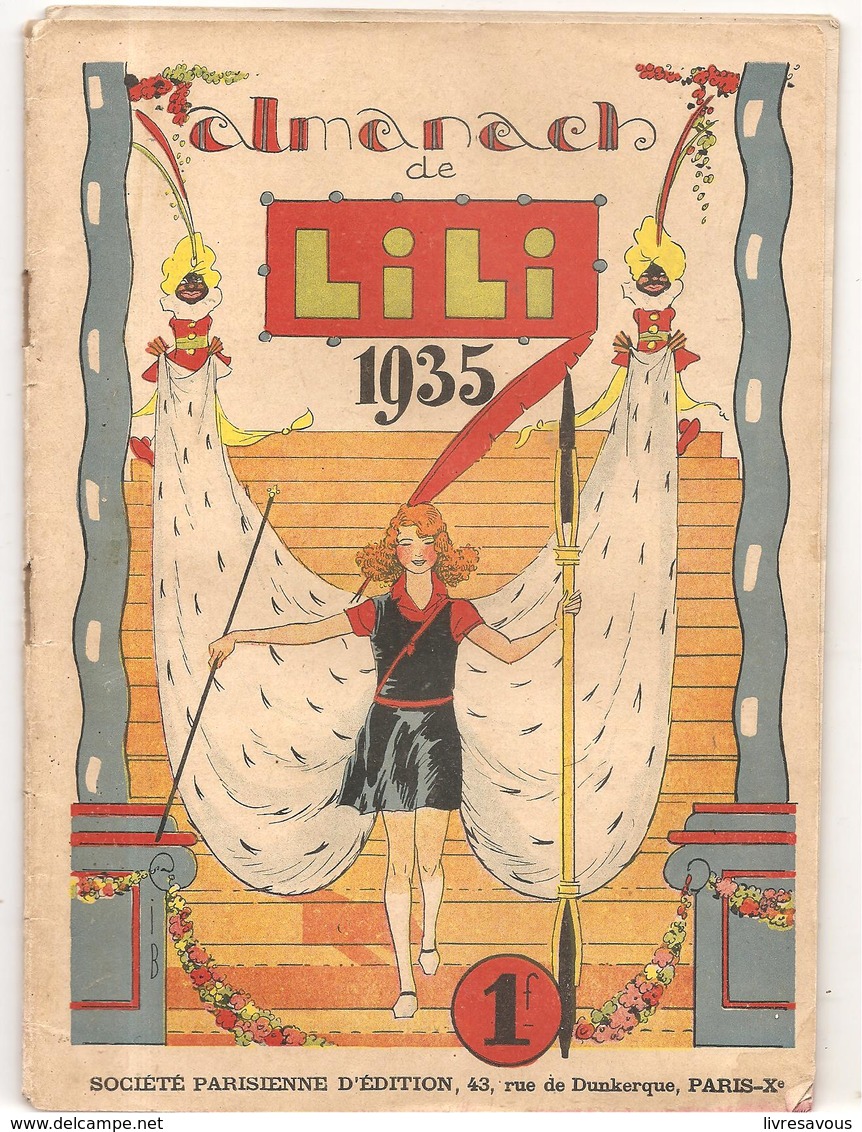 Almanach De Lili De 1935. Ouvrage Agrafé De 50 Pages Des Editions Société Parisienne D'Edition - Autres & Non Classés