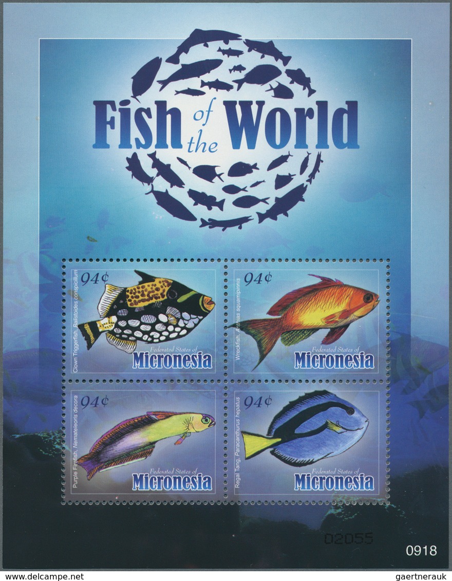 Thematik: Tiere-Fische / animals-fishes: 1960/2000 (approx), various countries. Accumulation of 74 i