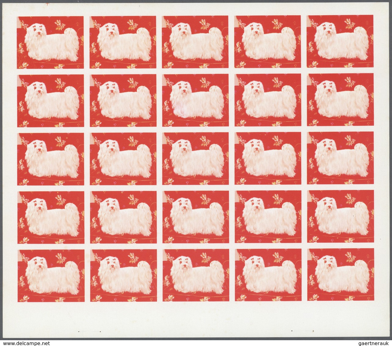 Thematik: Tiere-Hunde / Animals-dogs: 1972. Sharjah. Progressive Proof (6 Phases) In Complete Sheets - Chiens