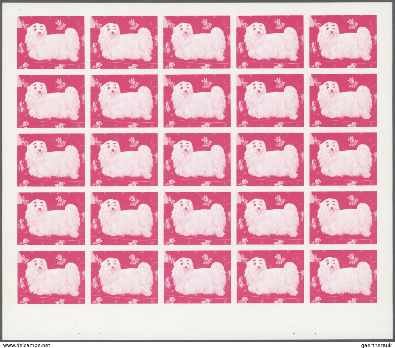 Thematik: Tiere-Hunde / Animals-dogs: 1972. Sharjah. Progressive Proof (6 Phases) In Complete Sheets - Chiens