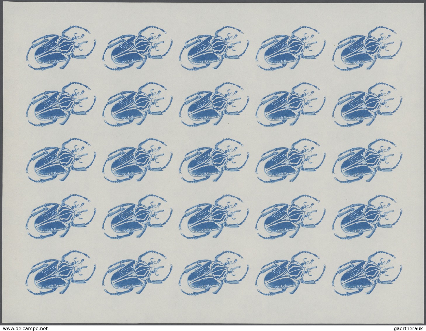 Thematik: Tiere-Insekten / Animals-insects: 1970, Burundi. Progressive Proofs Set Of Sheets For The - Autres & Non Classés