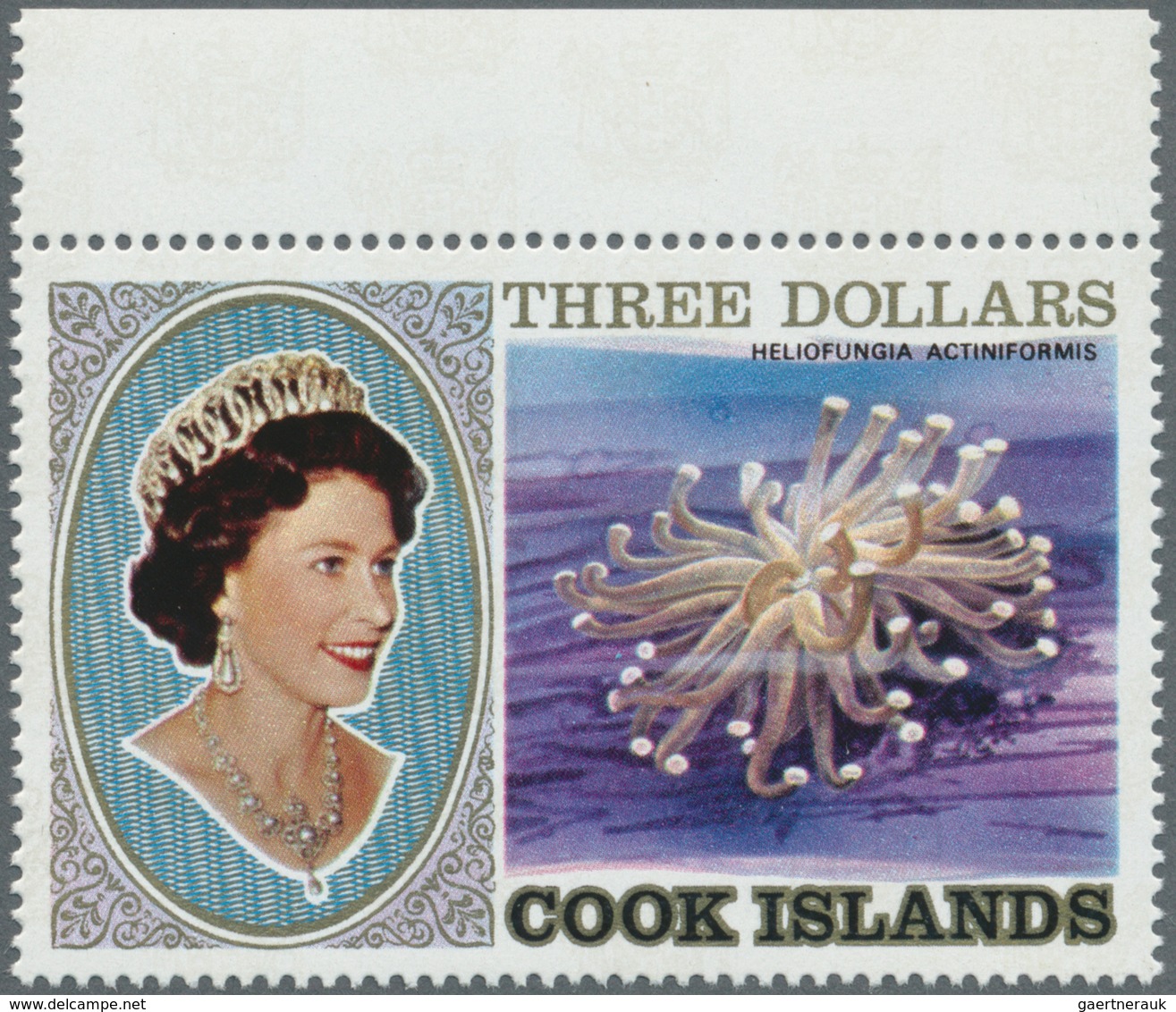 Thematik: Tiere-Meerestiere / Animals-sea Animals: 1981, COOK ISLANDS: Definitive Issue ‚Sea Life‘ $ - Mundo Aquatico