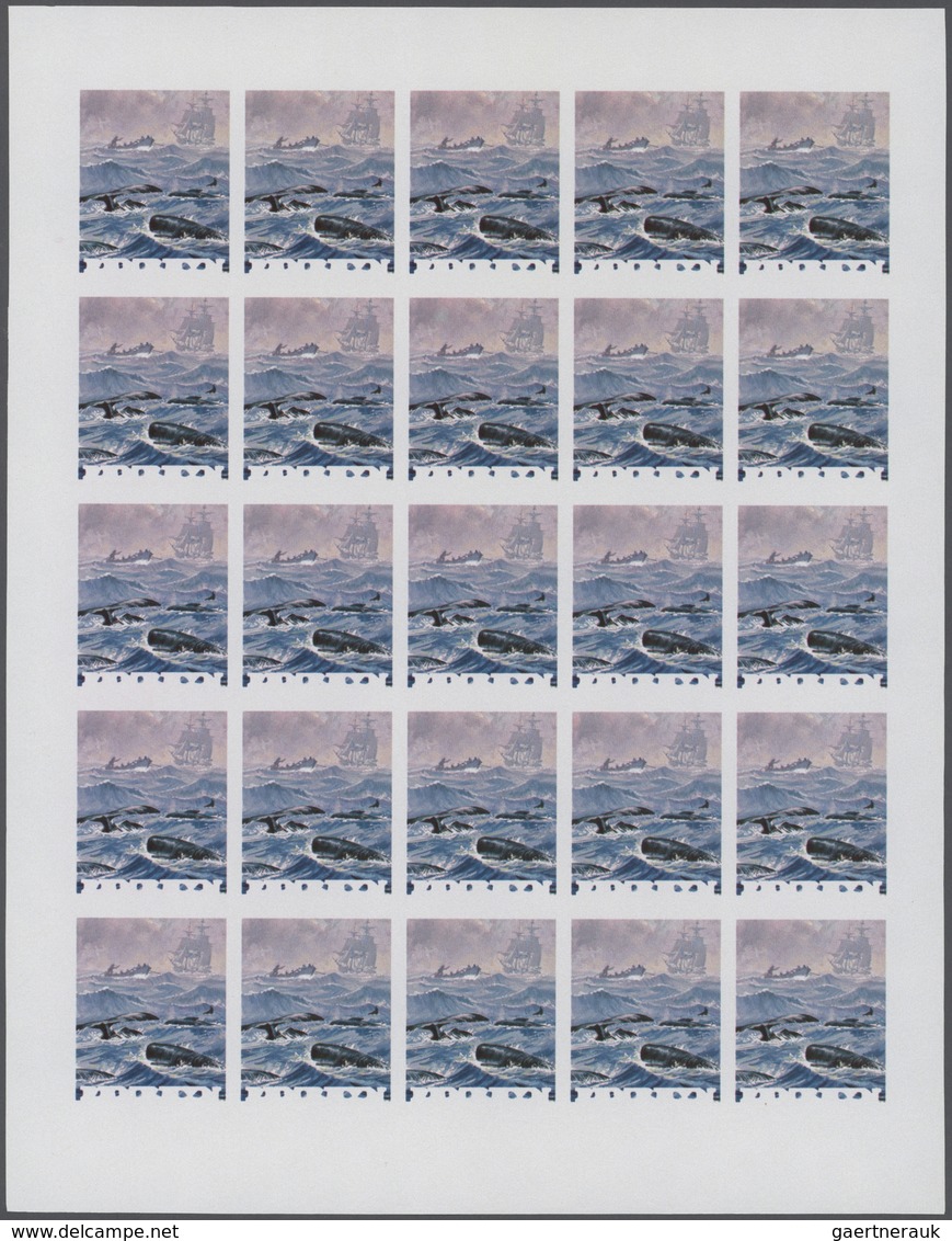 Thematik: Tiere-Meerestiere / Animals-sea Animals: 1983, Penrhyn. Progressive Proofs Set Of Sheets F - Vie Marine