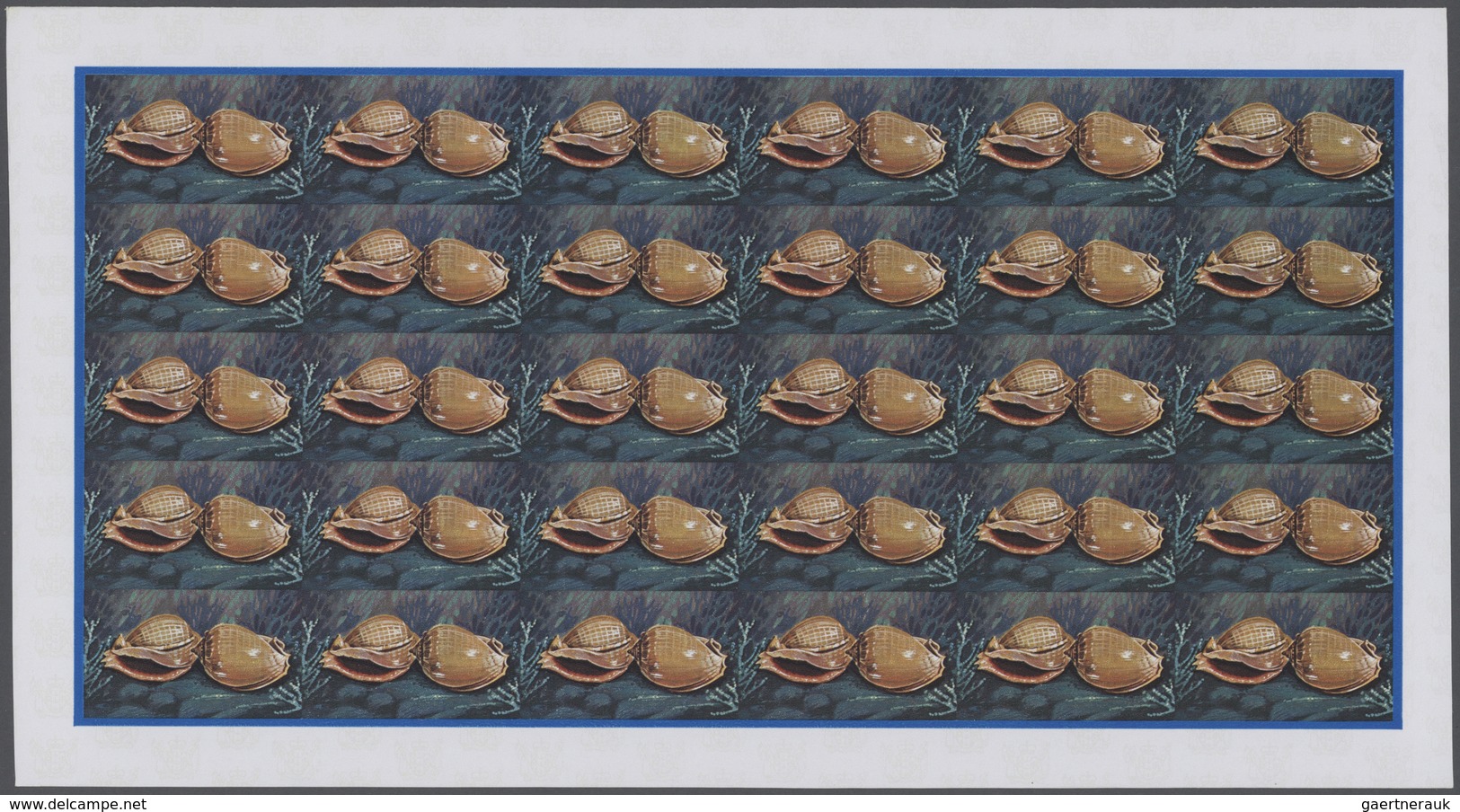 Thematik: Tiere-Meerestiere-Muscheln / Animals-sea Animals-shells: 1974, Cook Islands. Progressive P - Coquillages