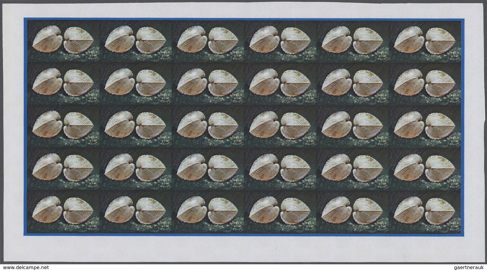 Thematik: Tiere-Meerestiere-Muscheln / Animals-sea Animals-shells: 1974, Cook Islands. Progressive P - Coquillages