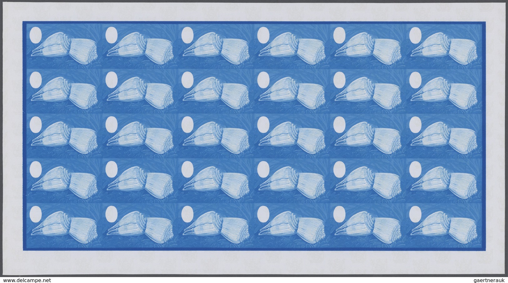 Thematik: Tiere-Meerestiere-Muscheln / Animals-sea Animals-shells: 1974, Cook Islands. Progressive P - Conchas