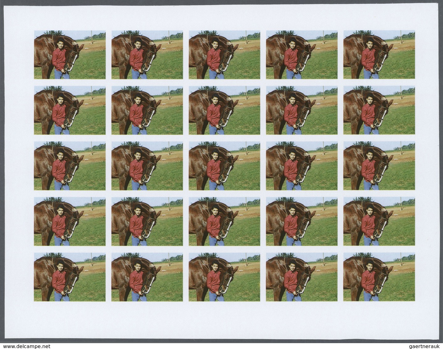 Thematik: Tiere-Pferde / Animals-horses: 1988, Morocco. Progressive Proofs Set Of Sheets For The Iss - Caballos