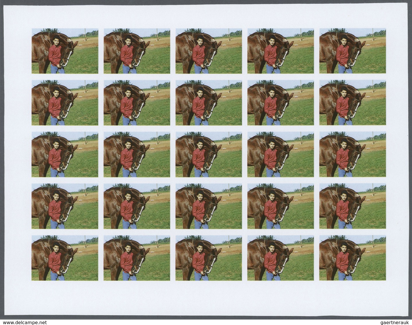 Thematik: Tiere-Pferde / Animals-horses: 1988, Morocco. Progressive Proofs Set Of Sheets For The Iss - Pferde