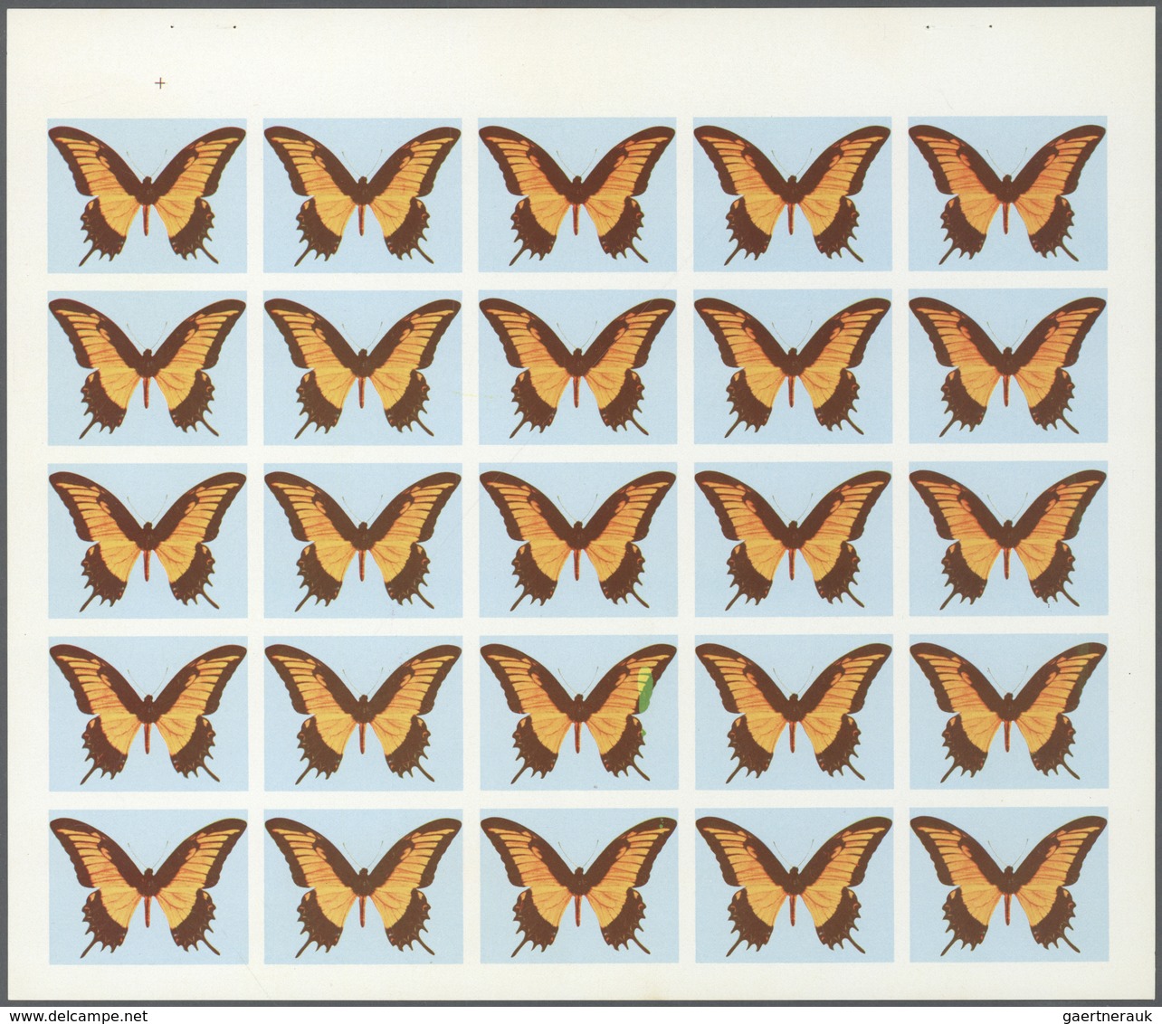 Thematik: Tiere-Schmetterlinge / Animals-butterflies: 1972. Sharjah. Progressive Proof (6 Phases) In - Mariposas