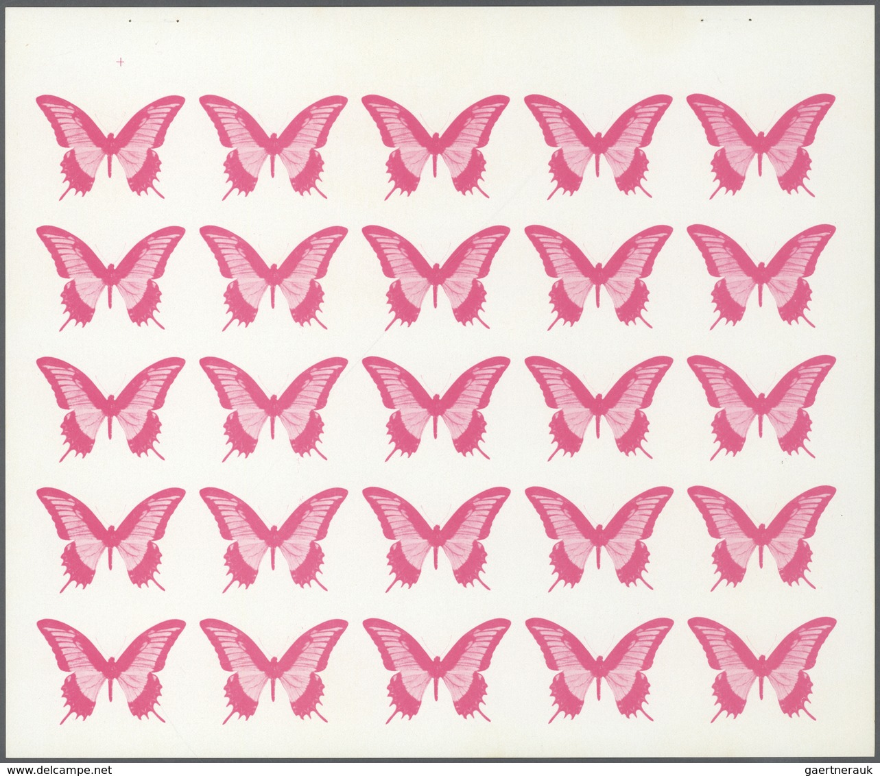 Thematik: Tiere-Schmetterlinge / Animals-butterflies: 1972. Sharjah. Progressive Proof (6 Phases) In - Mariposas