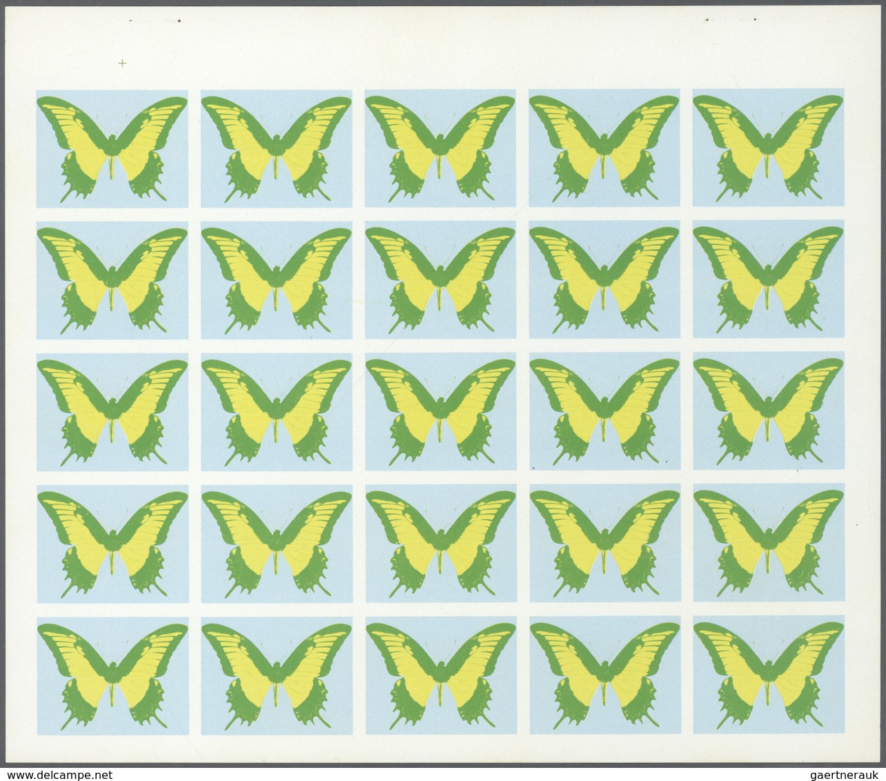 Thematik: Tiere-Schmetterlinge / Animals-butterflies: 1972. Sharjah. Progressive Proof (6 Phases) In - Butterflies