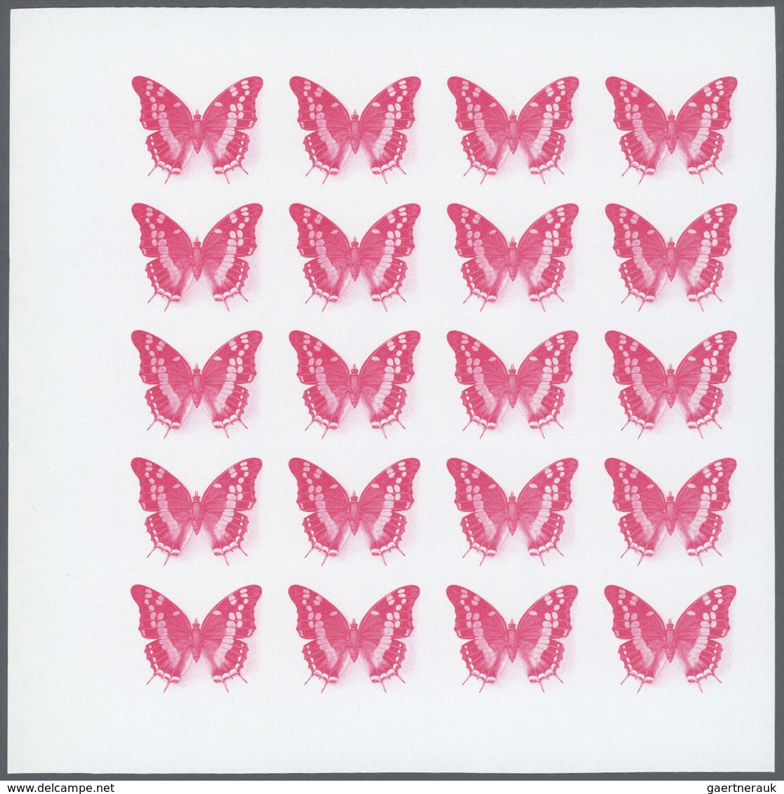 Thematik: Tiere-Schmetterlinge / Animals-butterflies: 1979, Rwanda. Progressive Proofs Set For The B - Mariposas