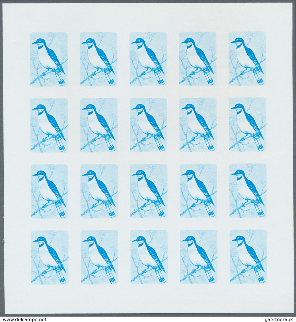 Thematik: Tiere-Vögel / Animals-birds: 1979, Burundi. Progressive Proofs Set Of Sheets For The BIRDS - Autres & Non Classés