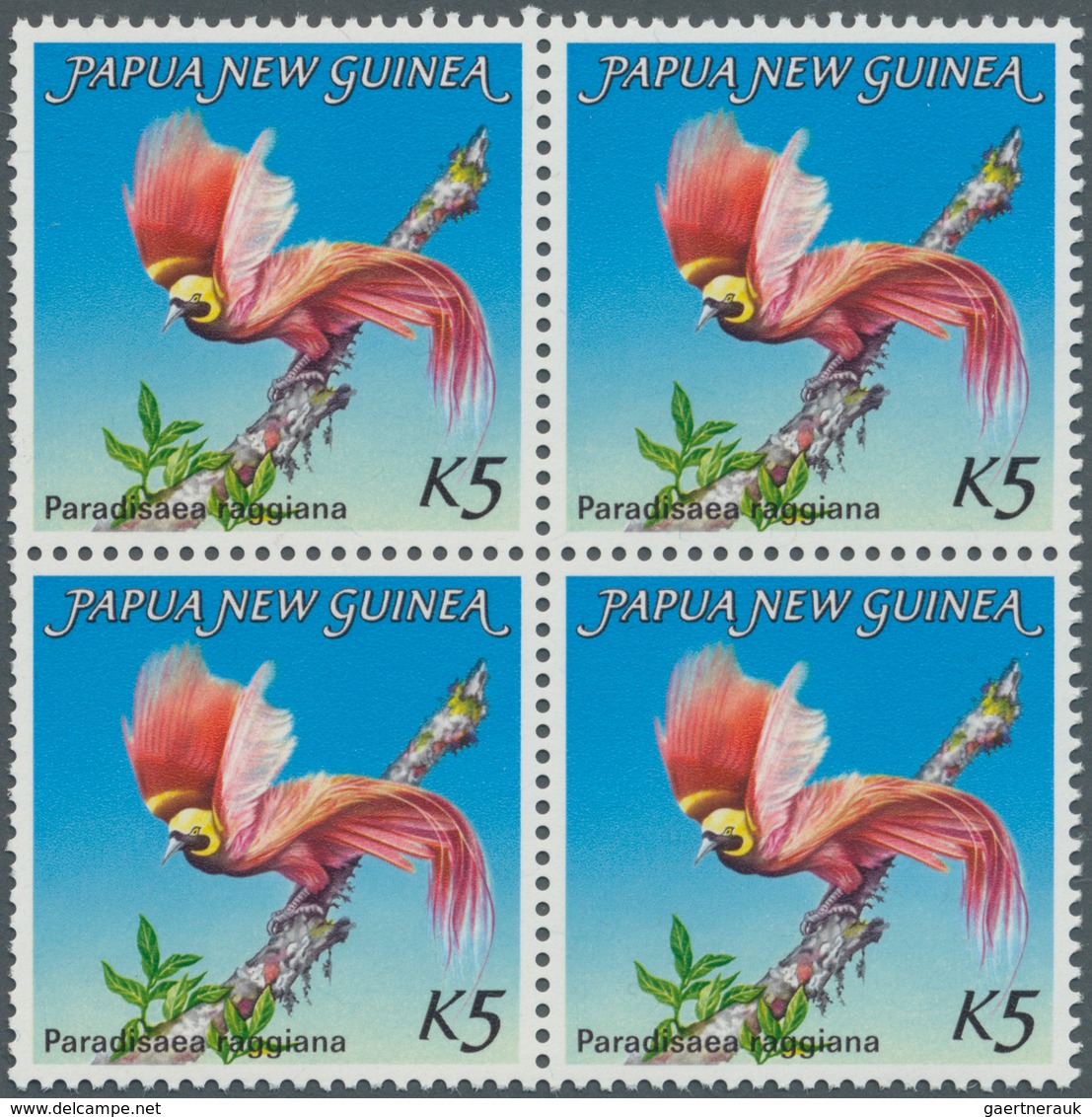 Thematik: Tiere-Vögel / Animals-birds: 1984, PAPUA NEW GUINEA: Bird Of Paradise Definitive 5k. ‚Para - Autres & Non Classés