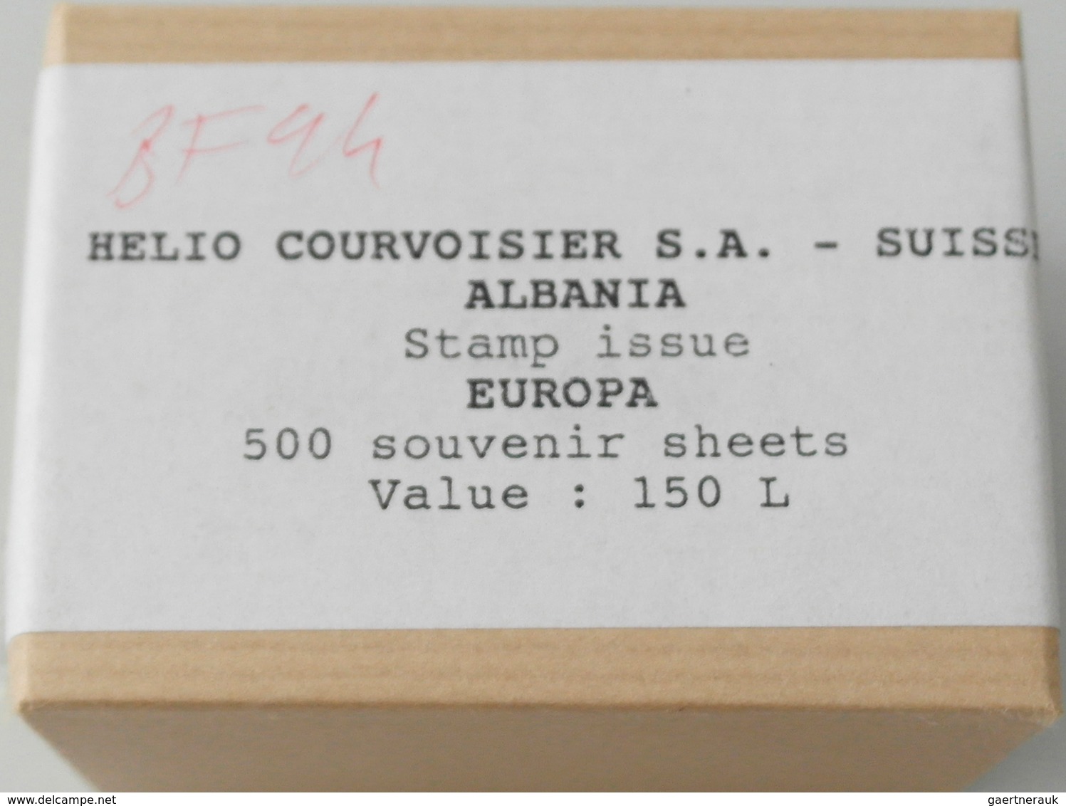 Albanien: 1994, Europa, Block Michel No. 101, 270000 Copies In Unopend Original Packings Of 500 Copi - Albanie