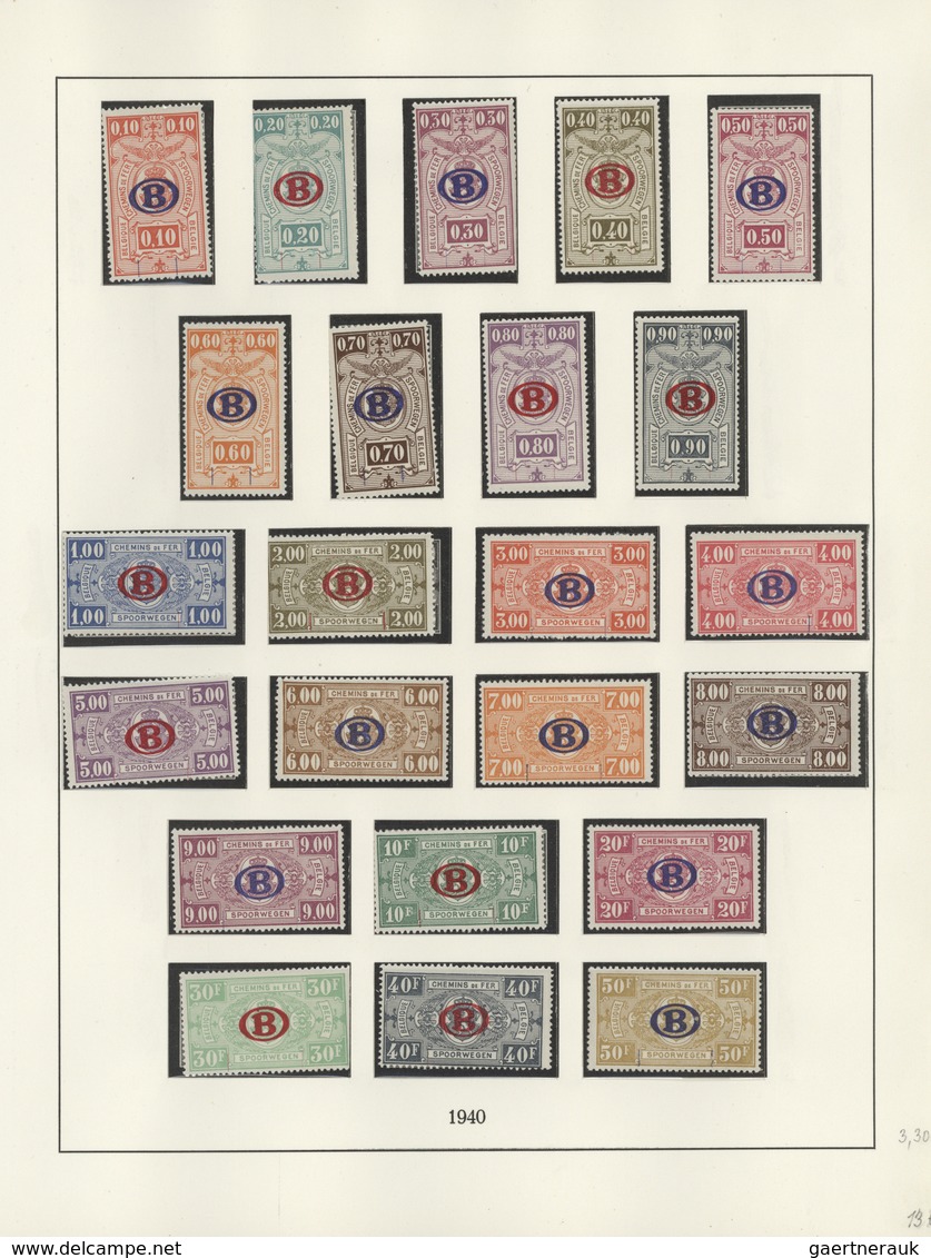 Belgien: 1879/1980, Multi-sided Collection In A Lindner Binder, From Some German Occupation WWI, Pre - Autres & Non Classés